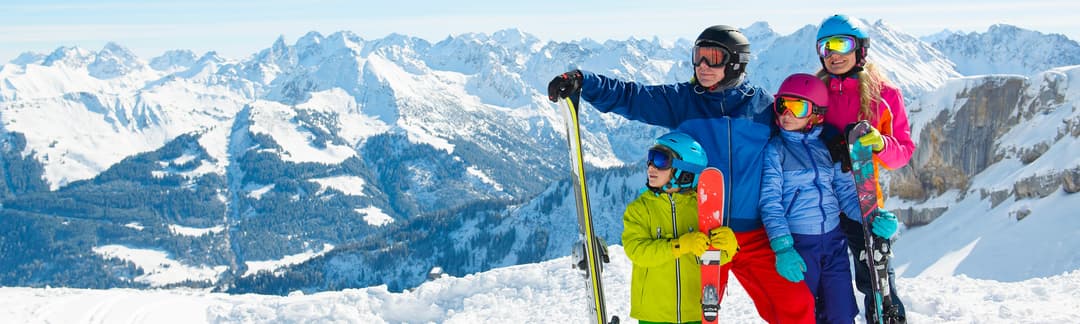 Enfants à la montagne